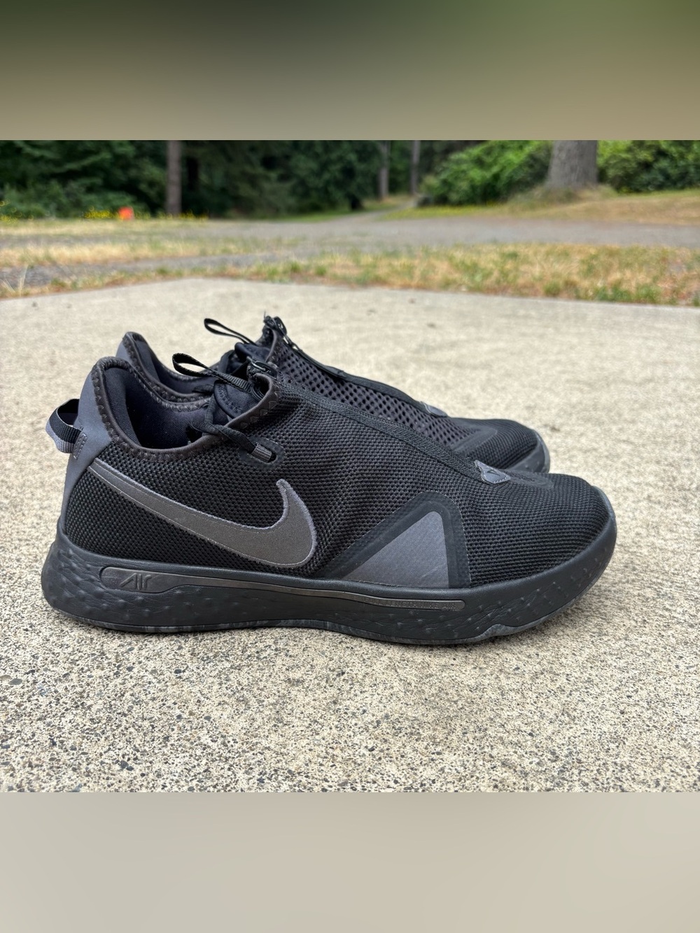 Nike PG 4 Triple Black CD5079-005 Men’s Basketball Shoes Size 11 Black
